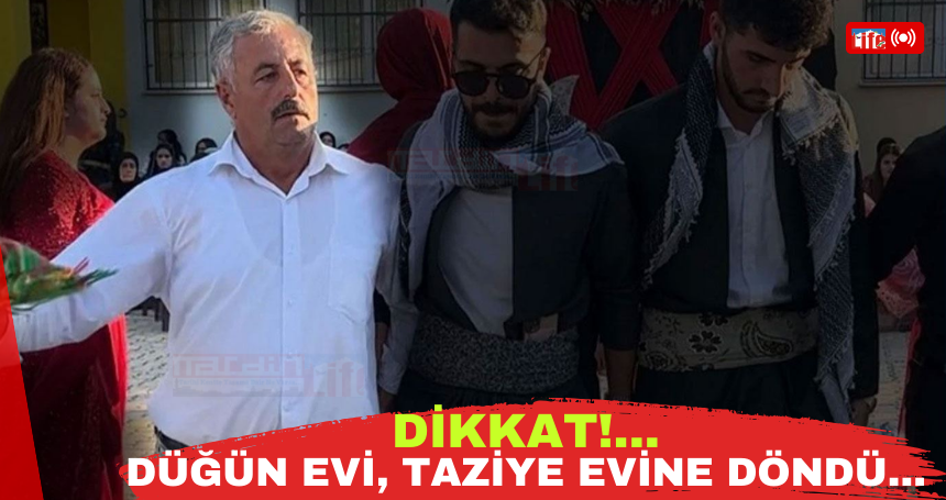 Düğün evi taziye yerine döndü