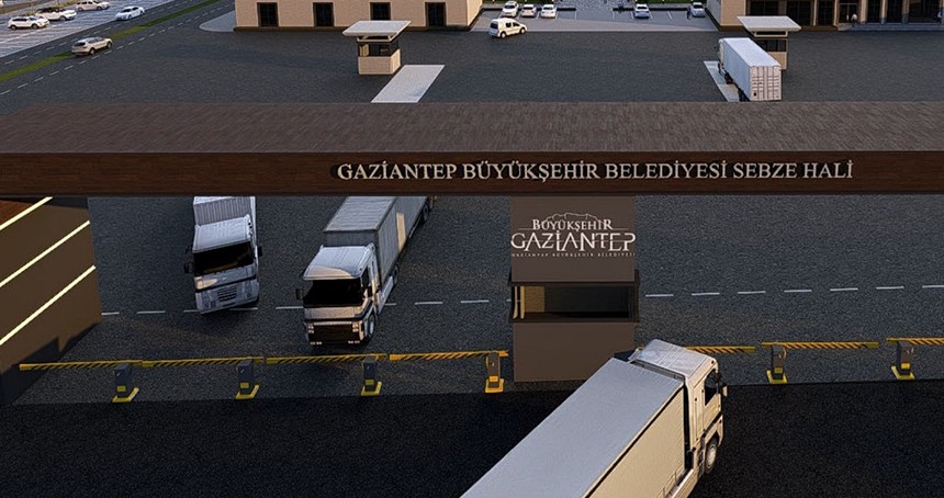 Gaziantep'te Türkiye'nin en gelişmiş ve modern meyve sebze hali yapılacak