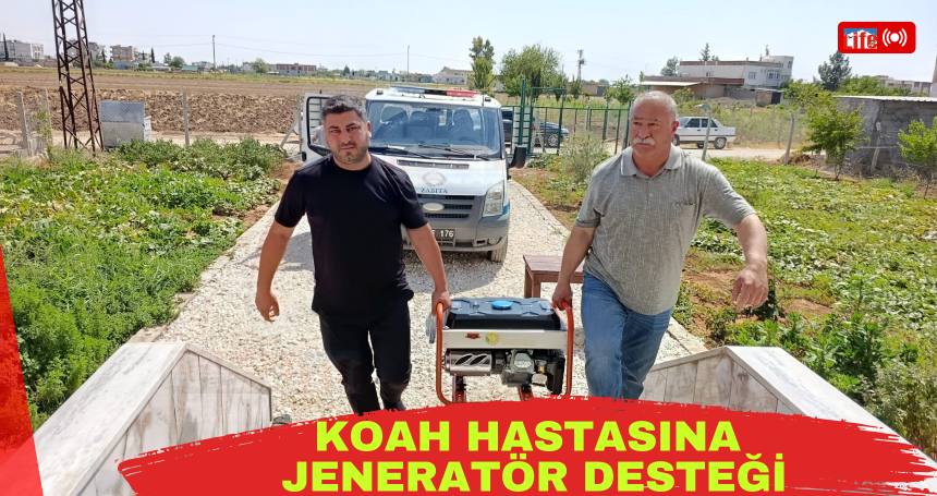 KOAH Hastasına Jeneratör Desteği