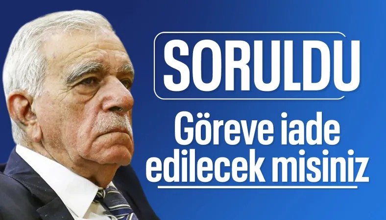 Türk, göreve dönüp dönmeyeceği sorusuna cevap verdi