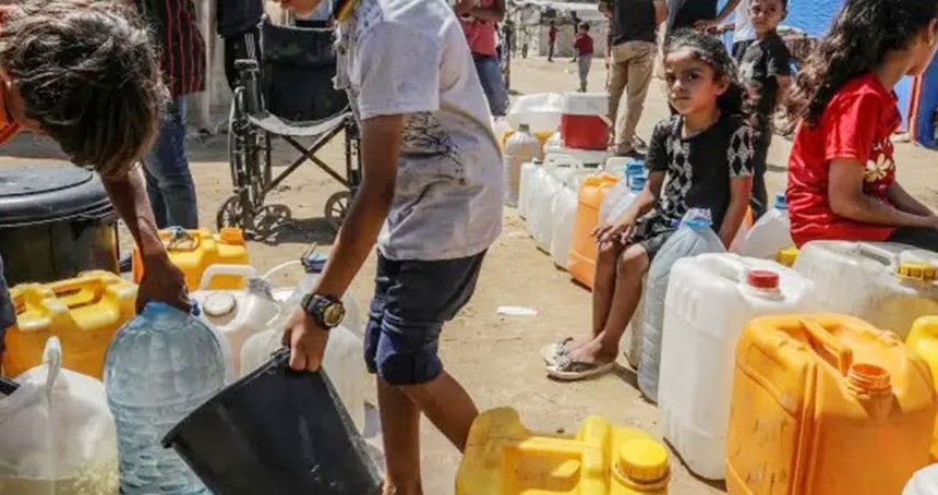 UNRWA: Gazze'de temiz su krizi salgın felaketine yol açacak