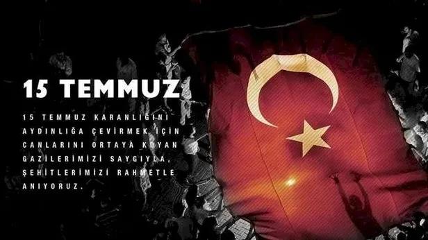 15 Temmuz Demokrasi ve Milli Birlik günü ile ilgili 2-3-4 kıtalık şiirler