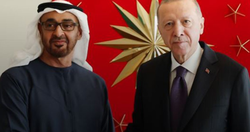 Cumhurbaşkanı Erdoğan BAE Devlet Başkanı Al Nahyan ile görüştü