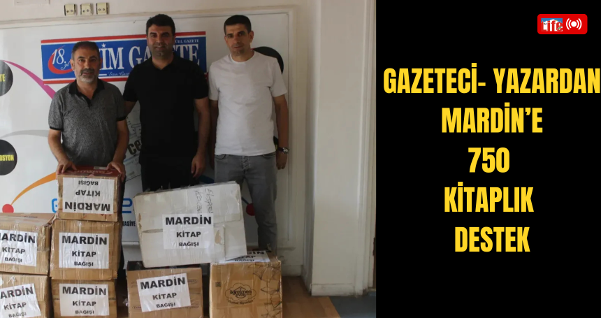 Mardinli öğrencilere kitap desteği