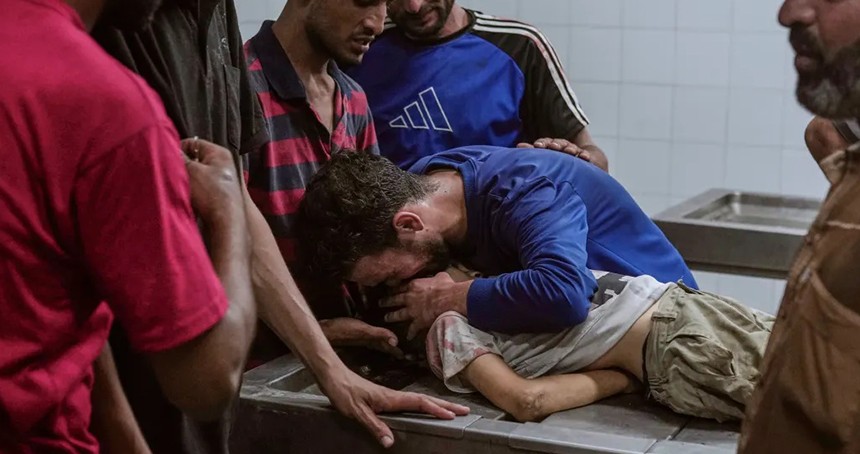 Siyonist işgalcilerden Gazze’de su dağıtım noktasına saldırı: 10 şehit