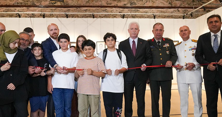 "253 Şehit 253 Portre" sergisi açıldı