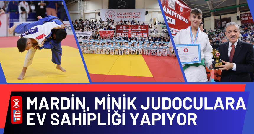Mardin, Minik Judoculara Ev Sahipliği Yapıyor