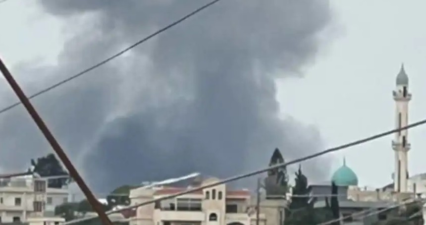 Siyonist rejim Lübnan'a hava saldırıları düzenledi