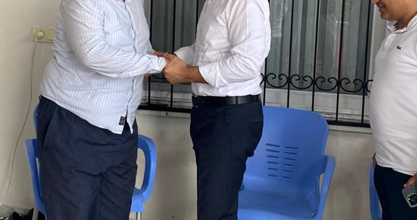 HÜDA PAR Milletvekili Faruk Dinç saldırıya uğrayan müezzini ziyaret etti