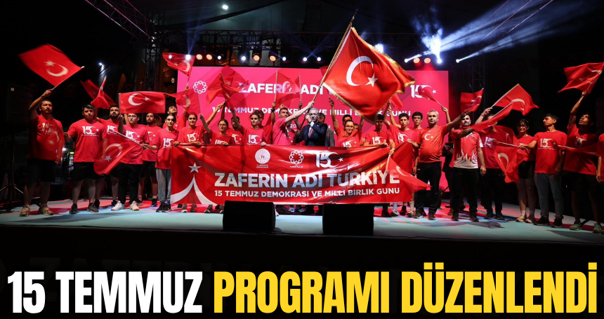 Mardin'de '15 Temmuz Demokrasi ve Milli Birlik Günü' programı düzenlendi