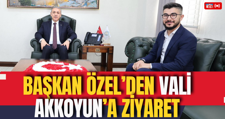 Mardin Fizyoterapistler Derneği Başkanı Ahmet Özel, Vali Akkoyun’u ziyaret etti