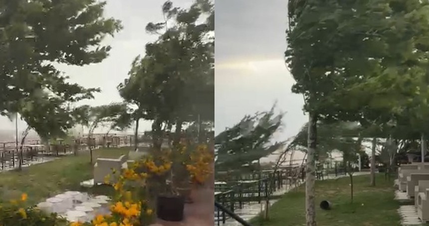 Palu'da fırtına etkili oldu