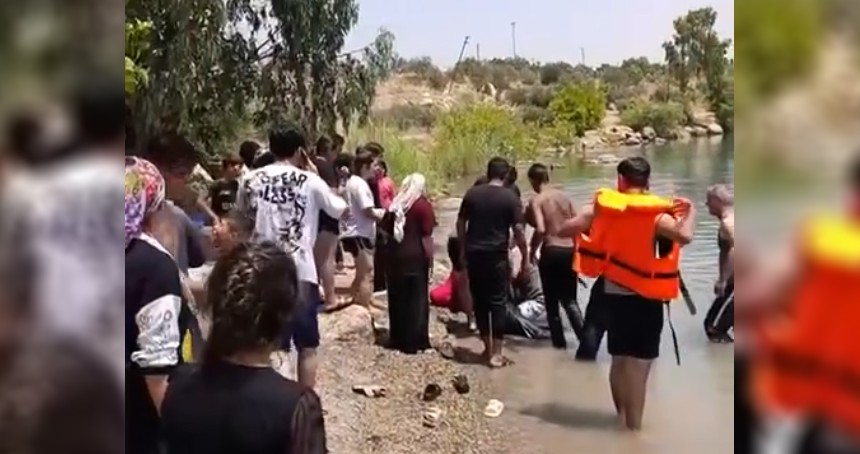 Şanlıurfa’da Fırat Nehri'ne giren iki kız kardeşten biri hayatını kaybetti