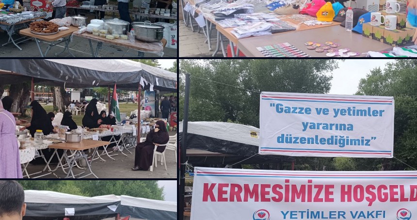 Tatvan’da Gazze ve yetimler yararına kermes düzenlendi