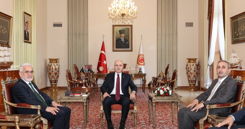 HÜDA PAR’dan TBMM Başkanı Kurtulmuş’a ziyaret