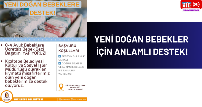 Yeni Doğan Bebekler İçin Anlamlı Destek!