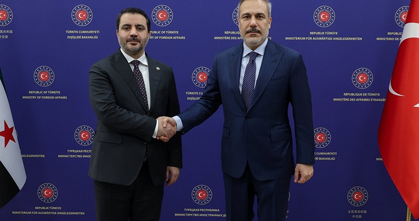 Dışişleri Bakanı Fidan, Suriyeli mevkidaşı Şeybani ile görüştü