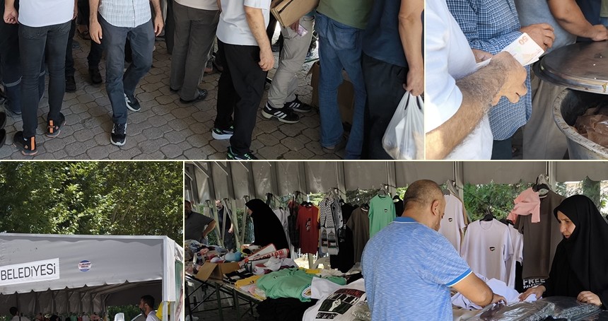 Gazze'ye yardım kermesine yoğun ilgi