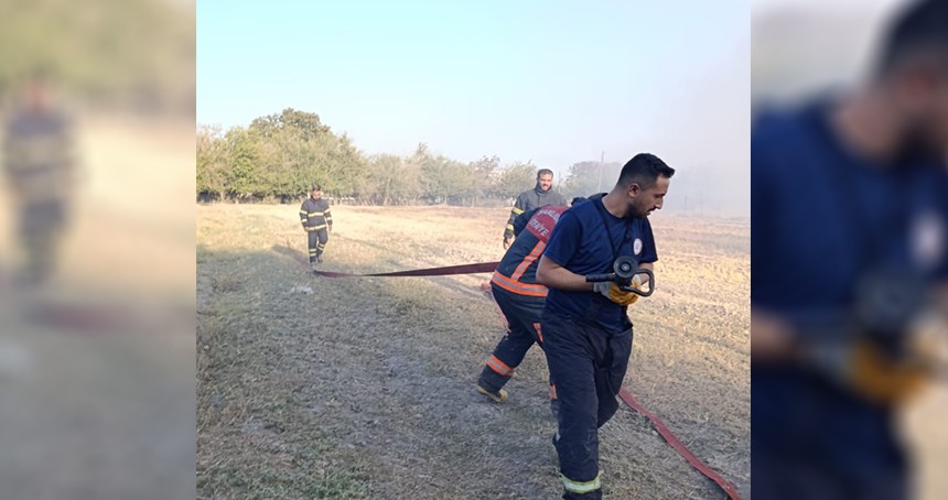 Şanlıurfa’da konteynerde çıkan yangın büyümeden söndürüldü