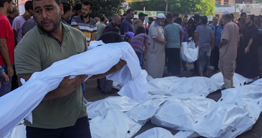 Gazze'de can kaybı 58 bin 765'e yükseldi