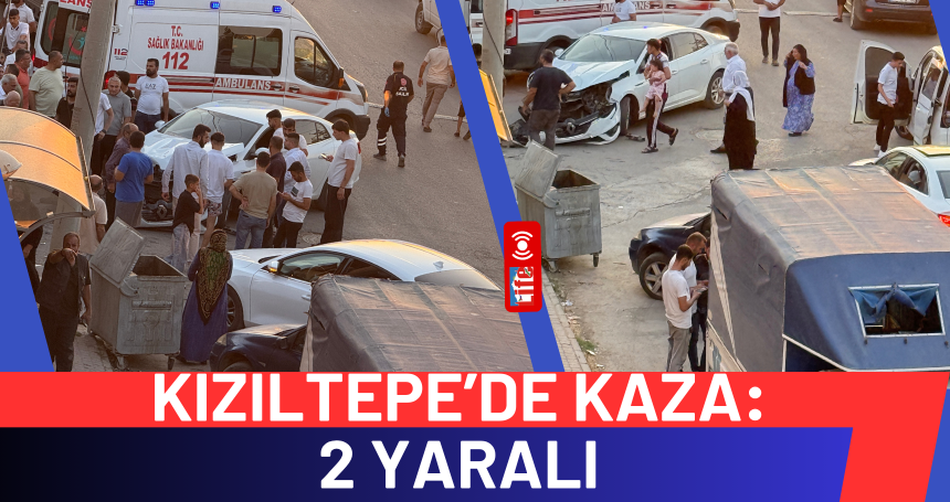 Kızıltepe’de Kaza: 2 yaralı