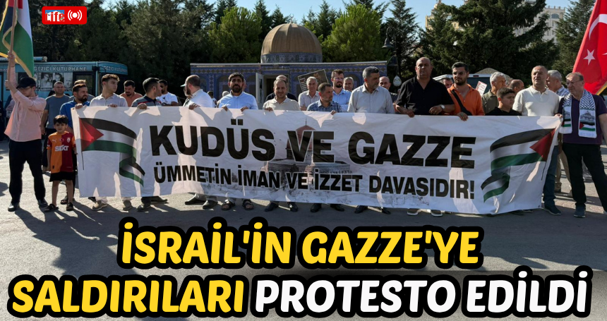 Mardin'de İsrail'in Gazze'ye saldırıları protesto edildi