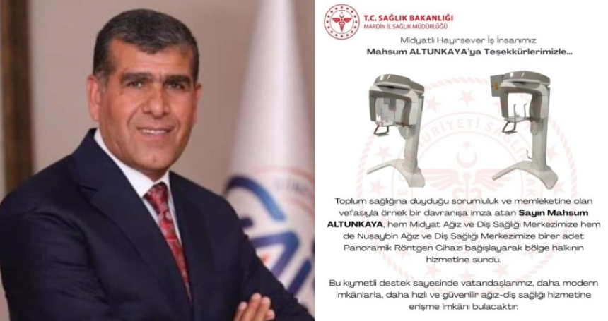 Mardinli hayırsever iş insanından anlamlı bağış