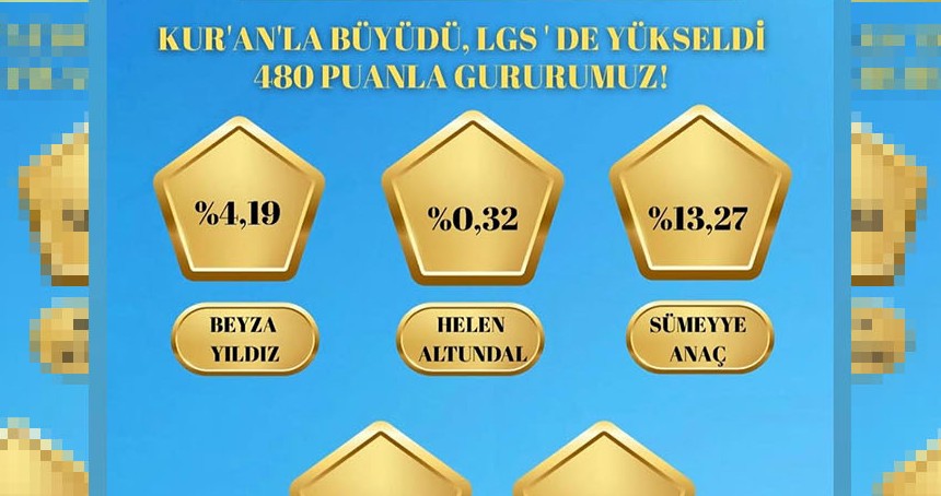 Batman'da hafız öğrencilerin LGS başarısı dikkat çekiyor