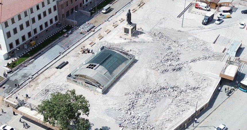 Malatya Kapalı Çarşı'nın iyileştirme süreci başladı