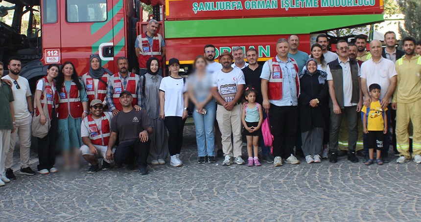 Şanlıurfa'da orman yangınlarına karşı gönüllü seferberlik