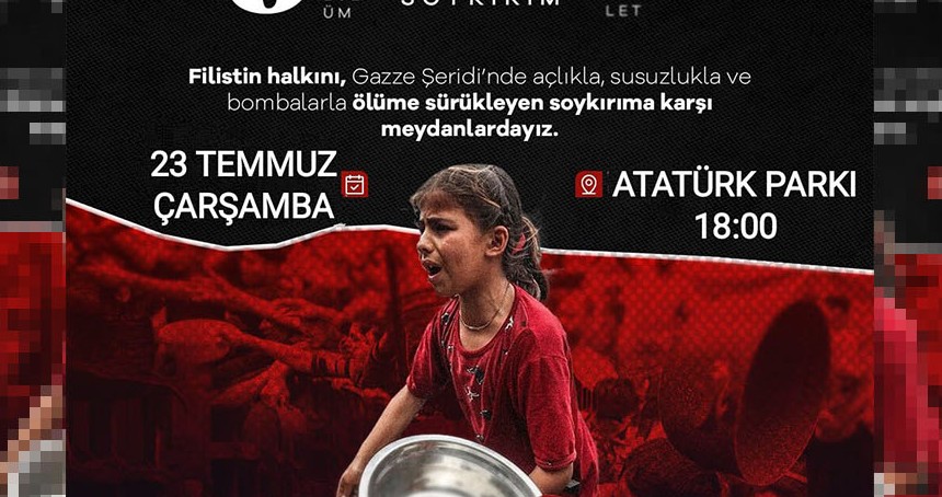 Batman'daki STK'lardan Gazze için davet: Mazlum Gazze'mize sessiz kalmayalım!