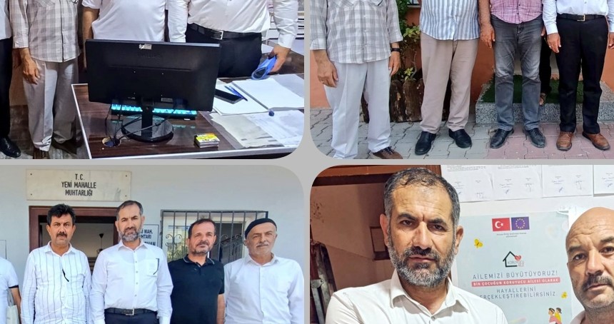 HÜDA PAR Tarsus İlçe Başkanlığı'ndan muhtar ziyaretleri