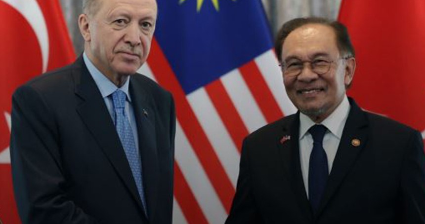 Cumhurbaşkanı Erdoğan, Malezya Başbakanı İbrahim ile görüştü