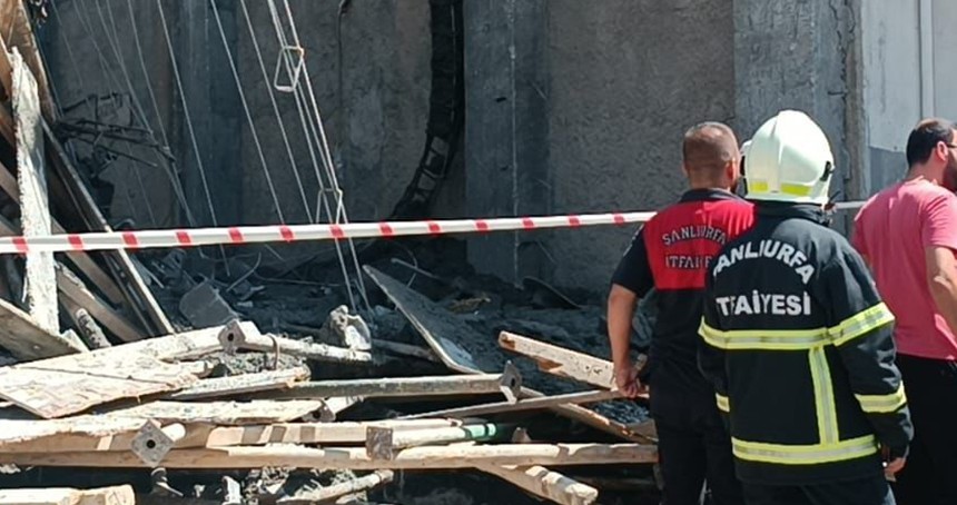 Şanlıurfa’da inşaatta göçük: 5 işçi yaralandı