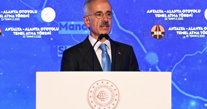 Antalya-Alanya Otoyolu’nun temeli atıldı