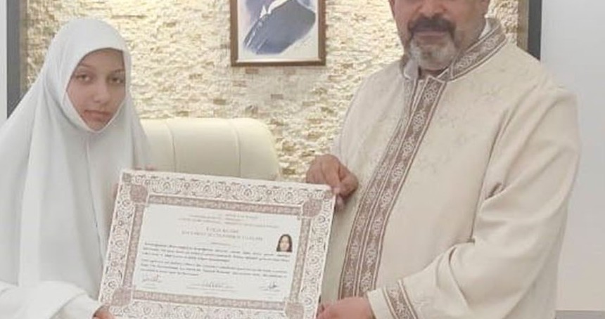 Batman'da Müslüman olan Sımona Klıkova için tören düzenlendi