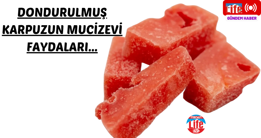 Dondurulmuş karpuzun sağlığa faydası şaşırttı!