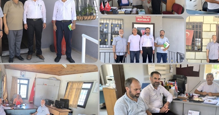 HÜDA PAR Tarsus İlçe Başkanlığı muhtar ziyaretlerini sürdürüyor
