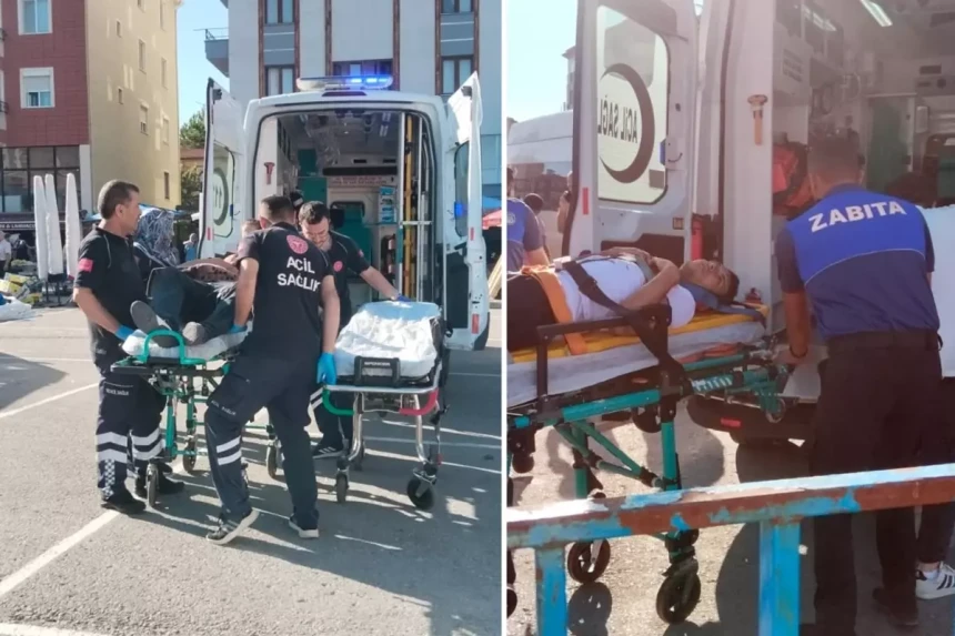 Pazar yerine silahlı saldırı