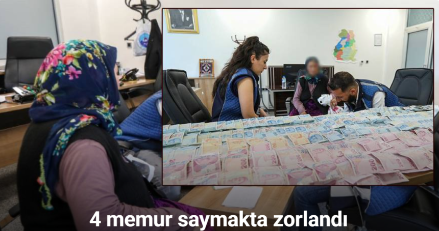 Yakalanan dilencinin üzerinden parayı saymakta zorlandı