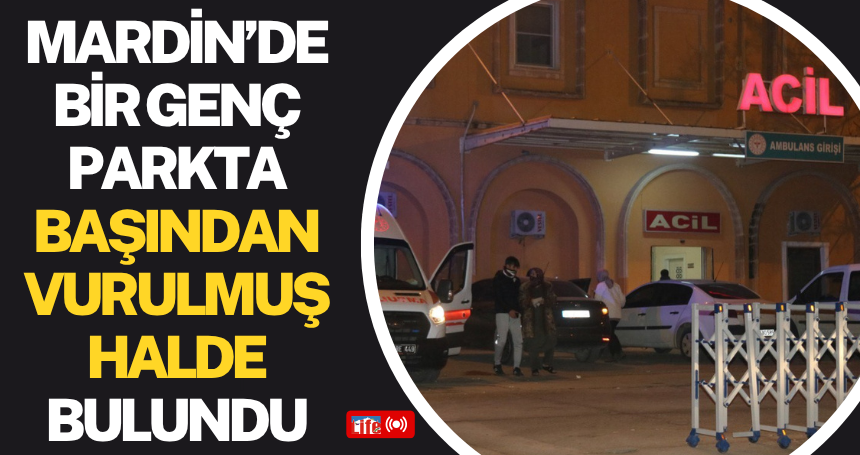 Mardin’de bir genç parkta başından vurulmuş halde bulundu