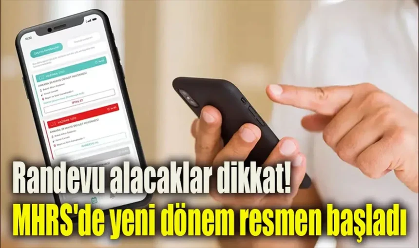 MHRS'de yeni dönem: Randevu öncesi bu artık zorunlu!