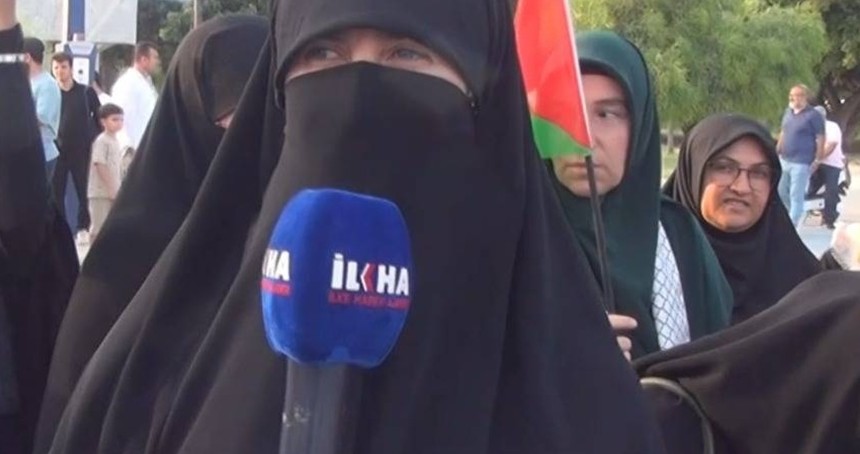 HÜDA PAR Mersin Kadın Kolları Başkanı Karakaya'dan Cumhurbaşkanı Erdoğan'a duygu yüklü "Gazze" çağrısı