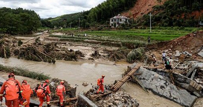Çin'de şiddetli yağışlar sele yol açtı: 4 ölü, çok sayıda kayıp