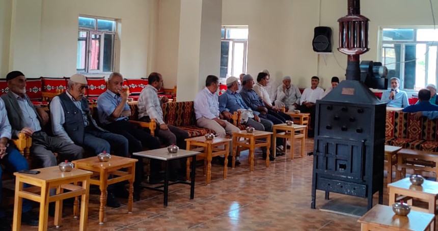 HÜDA PAR heyetinden Halifan köyüne ziyaret