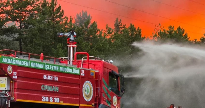 Karabük'te yeni yangın, Harmancık'ta alevler yeniden yükseldi
