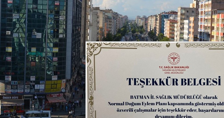 Batman, normal doğumda örnek il seçildi