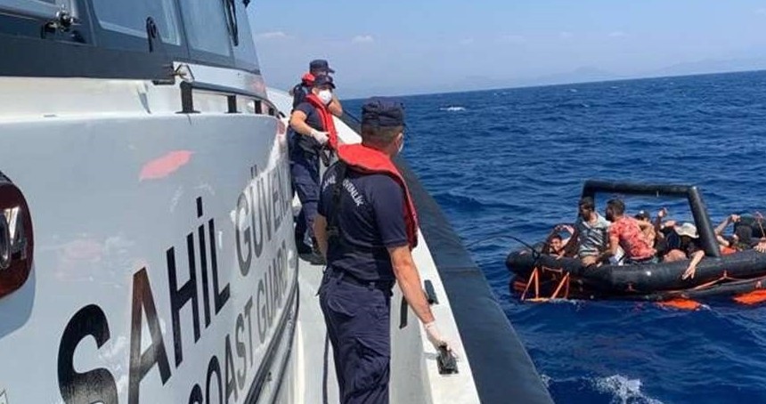 Bodrum Açıklarında 72 Kaçak Göçmen Yakalandı