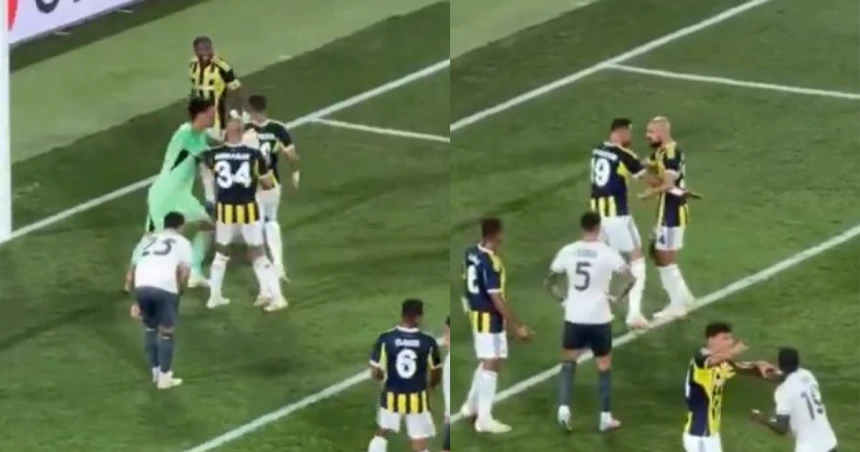 Fenerbahçe- Lazio maçında Fred ve En-Nesyri neden tartıştı? Ne oldu?