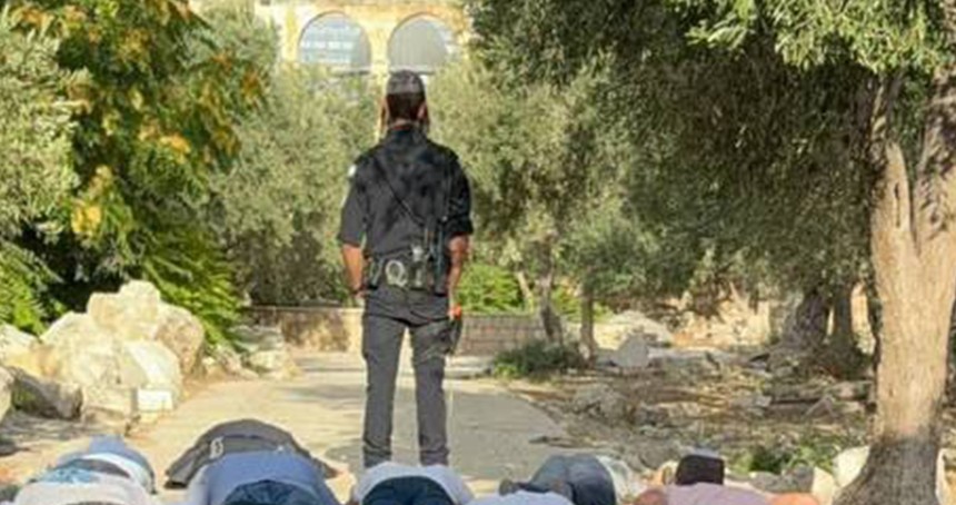 Mescid-i Aksa'da yeni provokasyon: Yahudi çetelerden sözde ibadet gösterisi